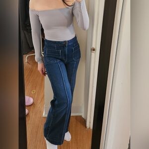 Lauren Conrad Wide Leg Trouser Jeans (4)